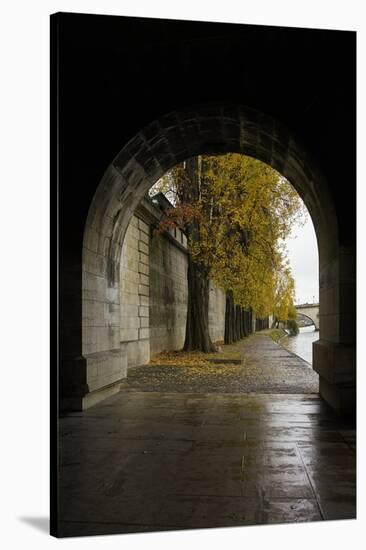 Autumn in Paris-Moises Levy-Stretched Canvas