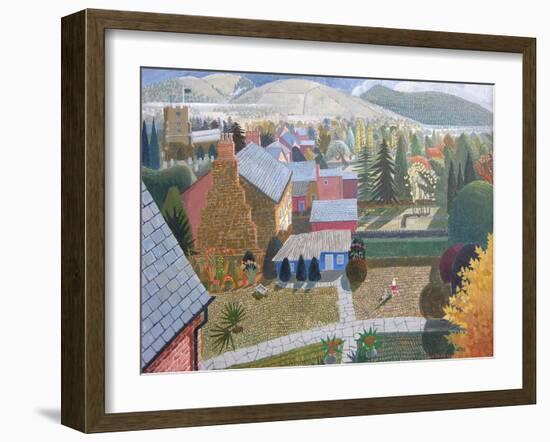 Autumn in Presteigne, 2006-Ian Bliss-Framed Giclee Print