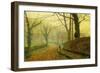 Autumn in Stapleton Park, 1891-John Atkinson Grimshaw-Framed Giclee Print