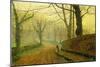 Autumn in Stapleton Park, 1891-John Atkinson Grimshaw-Mounted Giclee Print