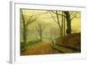 Autumn in Stapleton Park, 1891-John Atkinson Grimshaw-Framed Giclee Print