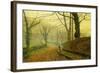 Autumn in Stapleton Park, 1891-John Atkinson Grimshaw-Framed Giclee Print