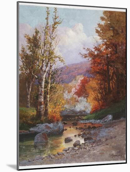Autumn in the Berkshires, c.1919-Christian Jorgensen-Mounted Giclee Print