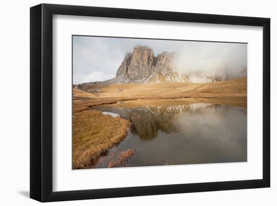 Autumn in the Dolomites Italy-null-Framed Art Print