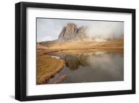 Autumn in the Dolomites Italy-null-Framed Art Print