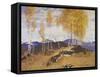 Autumn in the Mountains-Adrian Stokes-Framed Stretched Canvas