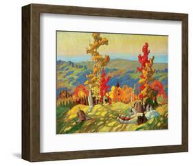 Autumn in the Northland-Franklin Carmichael-Framed Premium Giclee Print