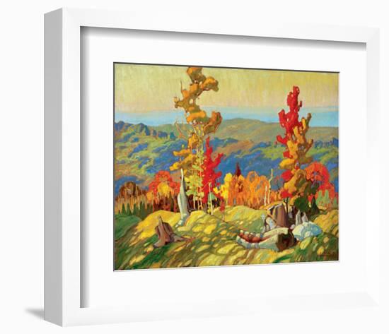 Autumn in the Northland-Franklin Carmichael-Framed Premium Giclee Print