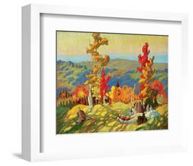 Autumn in the Northland-Franklin Carmichael-Framed Premium Giclee Print