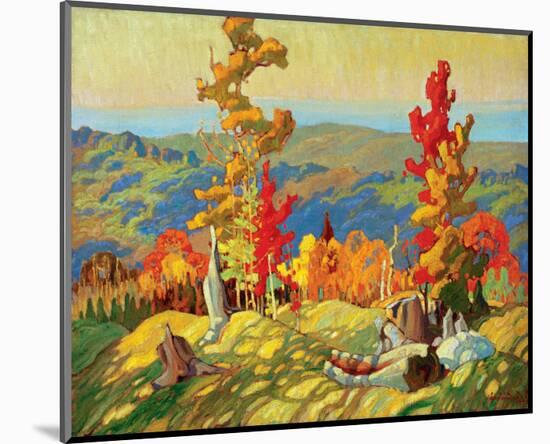 Autumn in the Northland-Franklin Carmichael-Mounted Premium Giclee Print