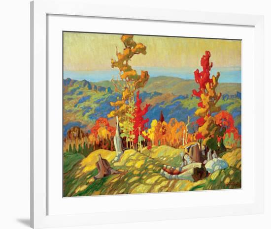 Autumn in the Northland-Franklin Carmichael-Framed Premium Giclee Print