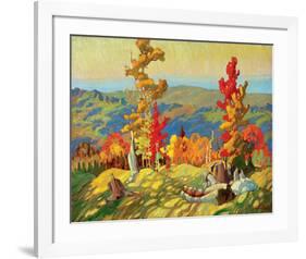 Autumn in the Northland-Franklin Carmichael-Framed Premium Giclee Print