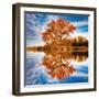 Autumn in the Reflection-Philippe Sainte-Laudy-Framed Photographic Print