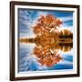 Autumn in the Reflection-Philippe Sainte-Laudy-Framed Photographic Print