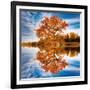 Autumn in the Reflection-Philippe Sainte-Laudy-Framed Photographic Print