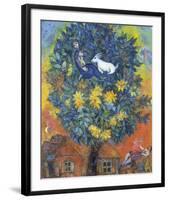 Autumn in the Village-Marc Chagall-Framed Art Print