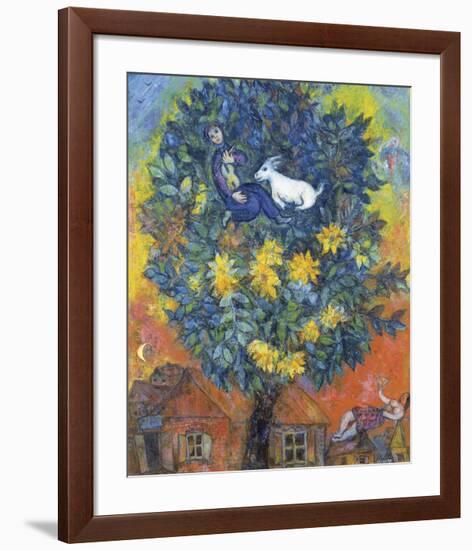 Autumn in the Village-Marc Chagall-Framed Art Print