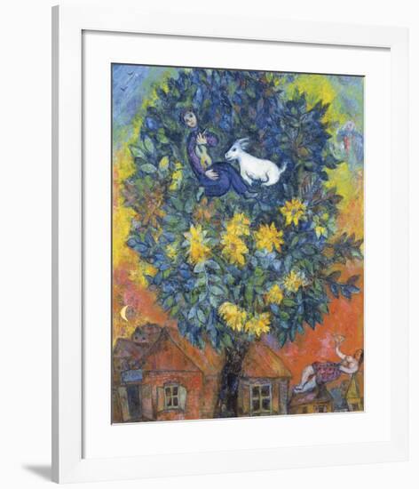 Autumn in the Village-Marc Chagall-Framed Art Print