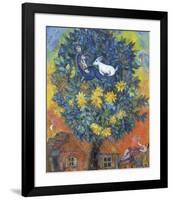 Autumn in the Village-Marc Chagall-Framed Art Print