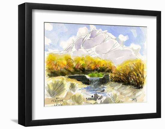 Autumn in Valley with a Tint of Fall-Kenji Fujimura-Framed Art Print