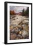 Autumn Inside the Pemigewasset River, New Hampshire-Vincent James-Framed Photographic Print