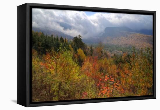 Autumn Inside the White Mountains, New Hampshire-Vincent James-Framed Stretched Canvas