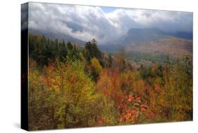Autumn Inside the White Mountains, New Hampshire-Vincent James-Stretched Canvas