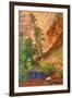 Autumn Inside Zion Canyon, Southern Utah-Vincent James-Framed Photographic Print