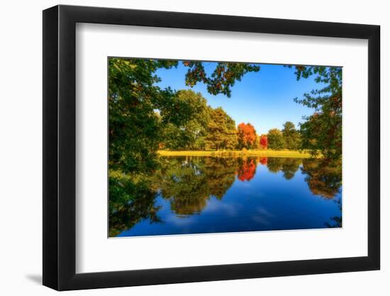 Autumn is Reflected-Philippe Sainte-Laudy-Framed Photographic Print