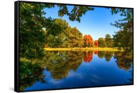 Autumn is Reflected-Philippe Sainte-Laudy-Framed Stretched Canvas