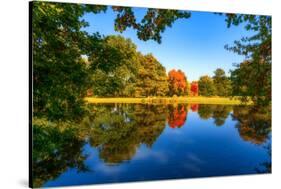 Autumn is Reflected-Philippe Sainte-Laudy-Stretched Canvas