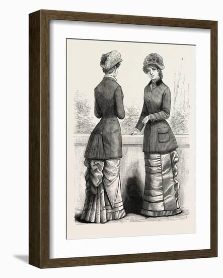 Autumn Jackets, Fashion, 1882-null-Framed Giclee Print