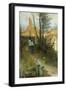 Autumn (Karin I Grez (Hostmotiv)), 1884-Carl Larsson-Framed Premium Giclee Print