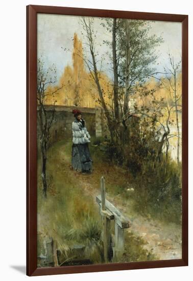 Autumn (Karin I Grez (Hostmotiv)), 1884-Carl Larsson-Framed Giclee Print