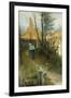 Autumn (Karin I Grez (Hostmotiv))-Carl Larsson-Framed Giclee Print