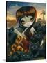 Autumn Kitties-Jasmine Becket-Griffith-Stretched Canvas