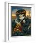 Autumn Kitties-Jasmine Becket-Griffith-Framed Art Print