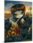 Autumn Kitties-Jasmine Becket-Griffith-Mounted Art Print