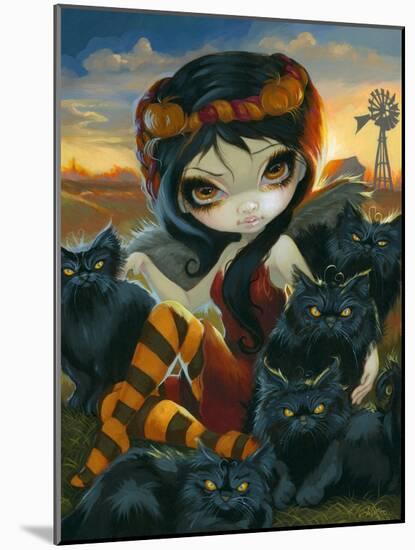 Autumn Kitties-Jasmine Becket-Griffith-Mounted Art Print