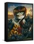 Autumn Kitties-Jasmine Becket-Griffith-Framed Stretched Canvas