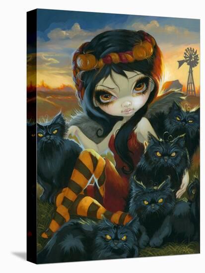 Autumn Kitties-Jasmine Becket-Griffith-Stretched Canvas