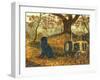 Autumn Labrador-Tina Nichols-Framed Giclee Print