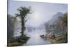 Autumn Lake-Jasper Francis Cropsey-Stretched Canvas