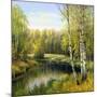 Autumn Landscape, Canvas, Oil-balaikin2009-Mounted Art Print