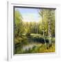 Autumn Landscape, Canvas, Oil-balaikin2009-Framed Art Print