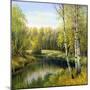 Autumn Landscape, Canvas, Oil-balaikin2009-Mounted Art Print