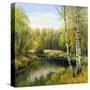 Autumn Landscape, Canvas, Oil-balaikin2009-Stretched Canvas