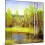 Autumn Landscape, Canvas, Oil-balaikin2009-Mounted Art Print