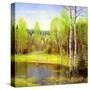 Autumn Landscape, Canvas, Oil-balaikin2009-Stretched Canvas