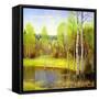 Autumn Landscape, Canvas, Oil-balaikin2009-Framed Stretched Canvas